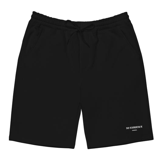Fleece shorts embroidered