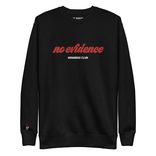 MEMBER embroidered Premium Sweatshirt